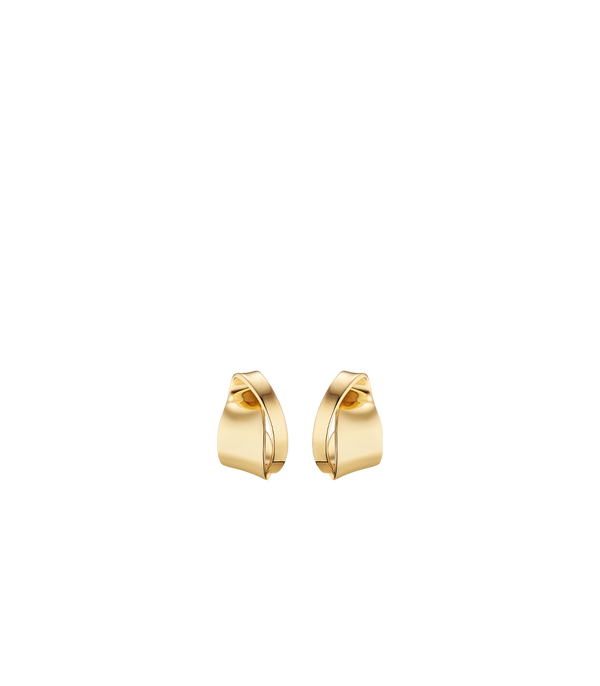 Boucles d'oreilles volutes Éole - Dorée à l'or 24 carats