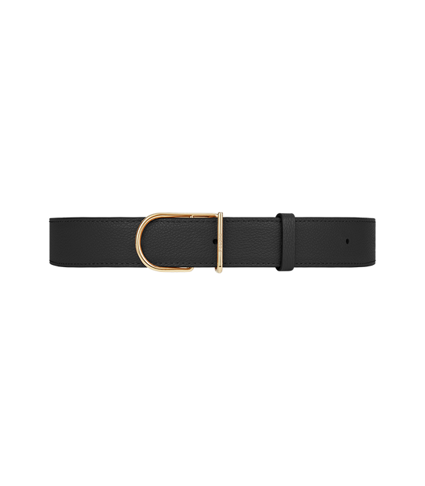 Ceinture Large Umi - Noir Grainé